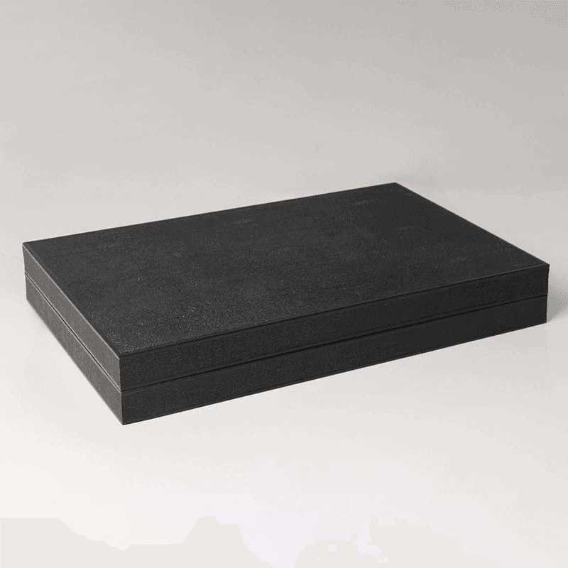 Backgammon Board, 54 x 34cm, Caviar Black Shagreen