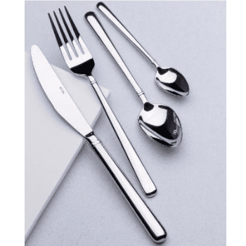 Image showing the 24 Piece Cutlery Set, Halo, Stainless Steel product.