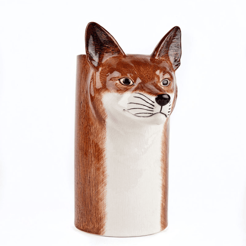 Image showing the Fox Utensil Pot, H20.5cm, Brown product.