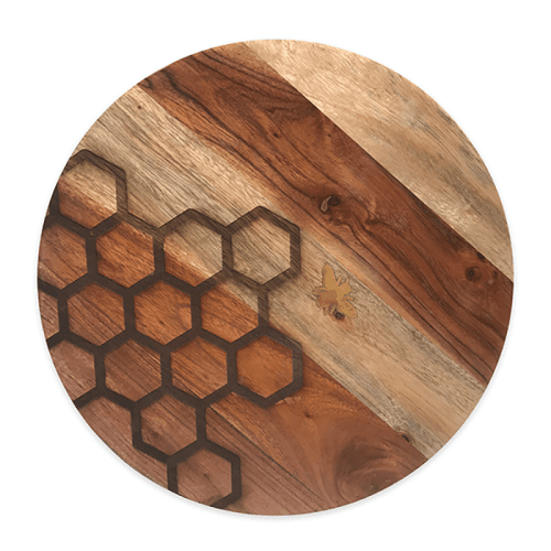 Image showing the Bee Board, D30cm, Wood product.
