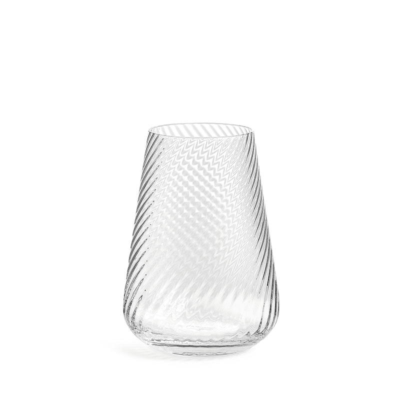 Vera Wang Swirl Set of 2 Highball Glasses, 440ml, Clear