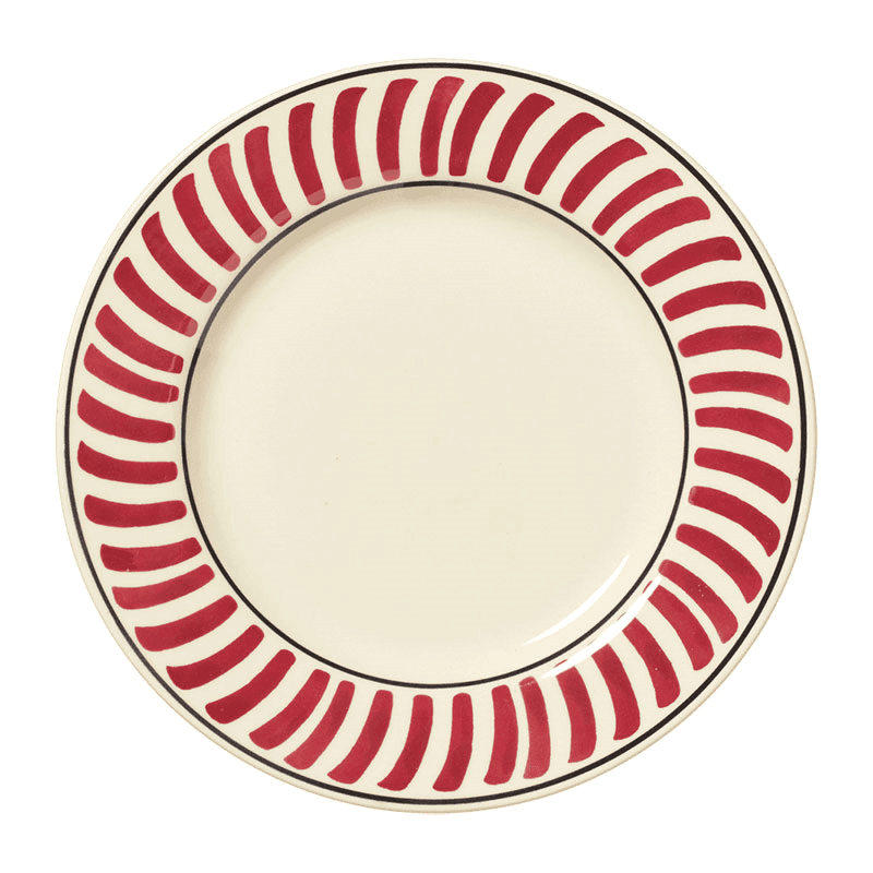 Kintaro Set of 4 Side Plates, D21cm, Cochineal