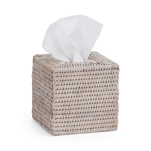 Image showing the Ashcroft Tissue Box Cover, Silver Reed product.