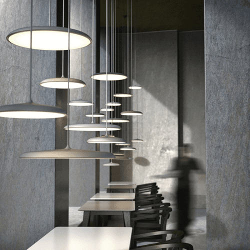 Image showing the Artist Pendant, H6cm, Grey product.