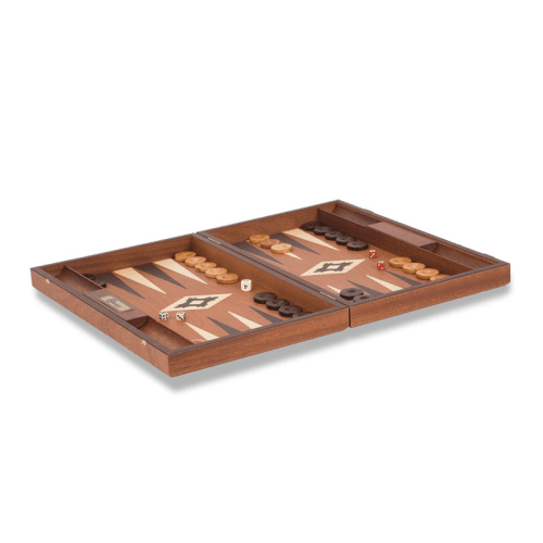 Image showing the Mahogany Backgammon Set product.