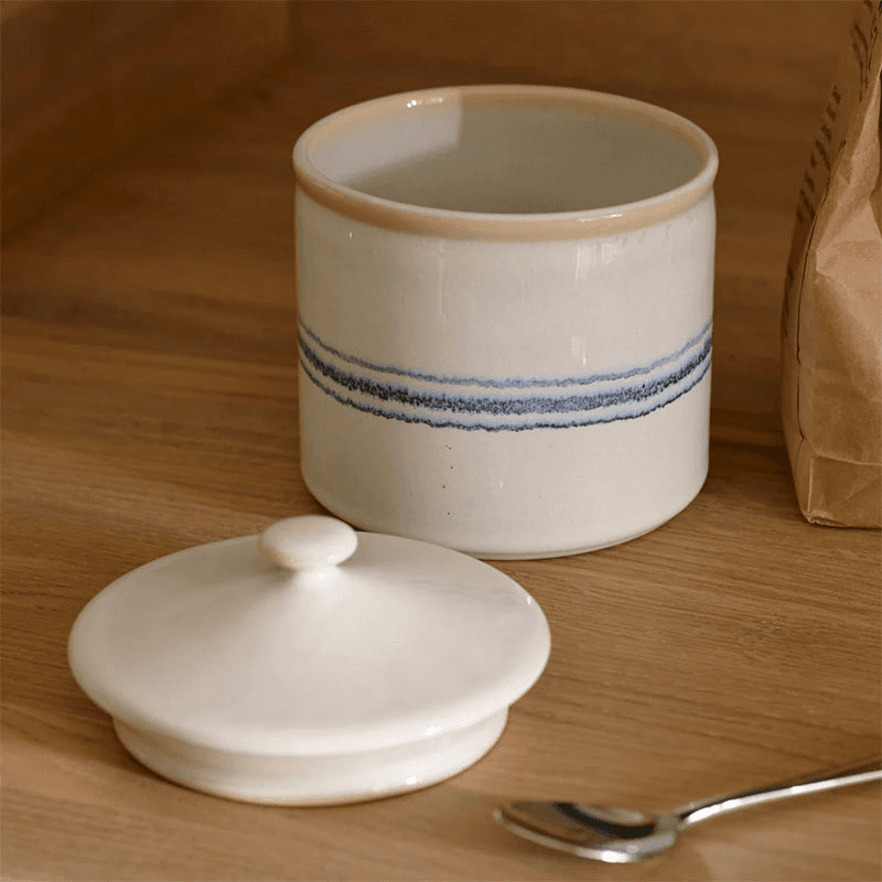 Melbury Small Storage Jar, H12cm, Blue