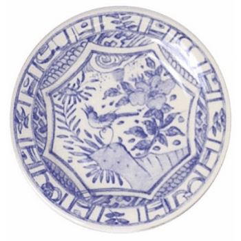 Image showing the Gien- Oiseau Bleu, Dinner Plate, Set of 4 product.