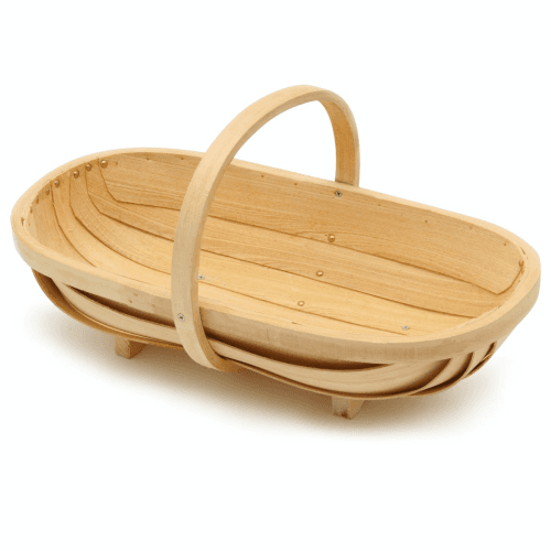 Image showing the Traditional Wooden Garden Trug, Large, 57x27cm product.