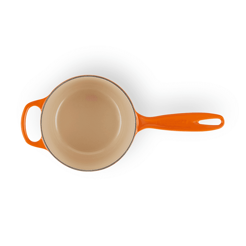 Signature Cast Iron Saucepan, 16cm, Volcanic