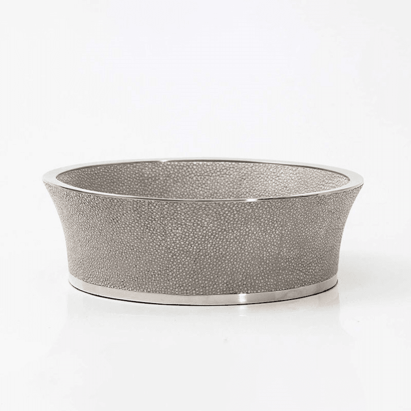 Wine Bottle Coaster, D16cm, Barley Shagreen