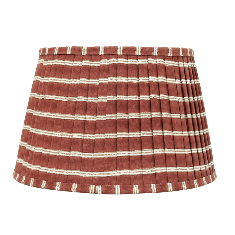 Edo Pleated Shade, D30cm, Red