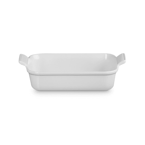 Image showing the Stoneware Heritage Rectangular Dish, 26cm, White product.