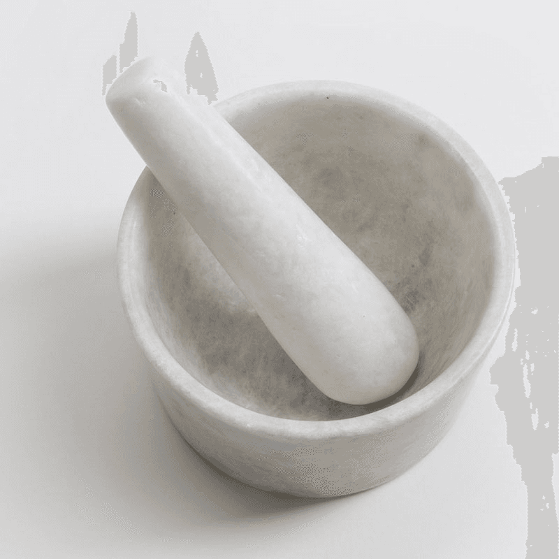 Mandalay Pestle & Mortar, D12cm, Marble