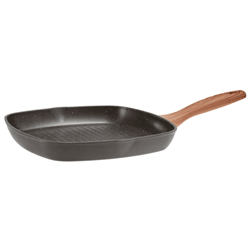 Image showing the Rock & Rose Grill Pan, W28 x L28cm, Black product.