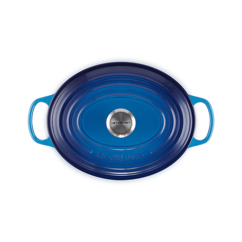 Signature Cast Iron Oval Casserole, 29cm, Azure