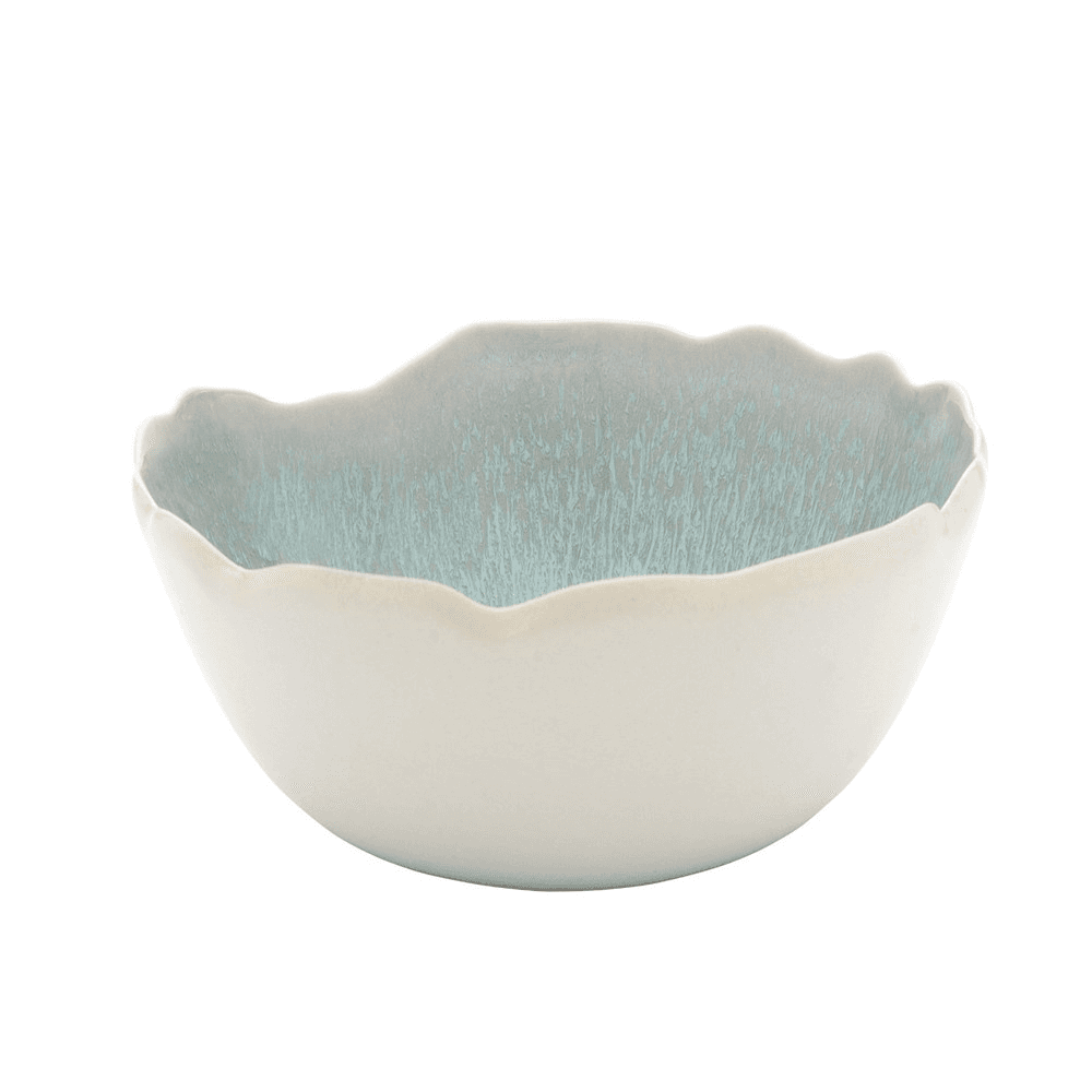 Plume Pair of bowls, 15cm, ocean blue