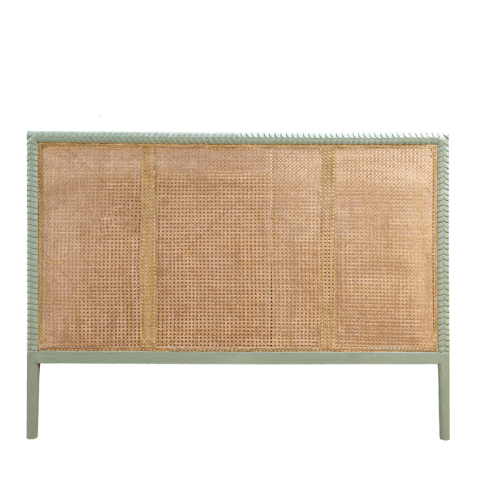 Image showing the Pavillion King Size Wooden Headboard, Green product.