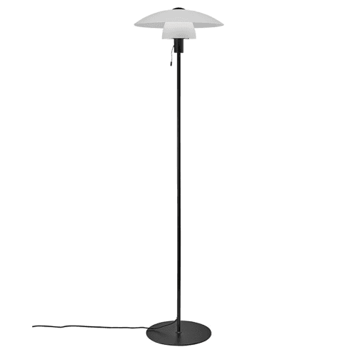 Image showing the Verona Floor Lamp, H150cm, Opal White product.