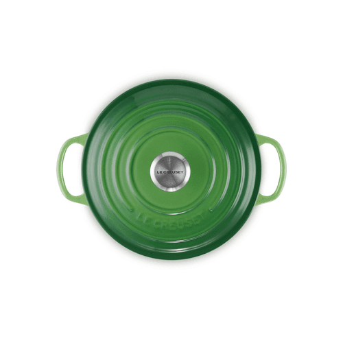 Image showing the Signature Cast Iron Round Casserole, 20cm, Bamboo product.