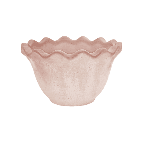 Image showing the Ada Scalloped Edge Set of 2 Bowls, H18cm, Terracotta product.