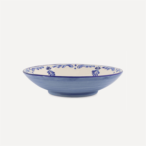 Image showing the Eleanor Serving Bowl, Medium, Blue product.