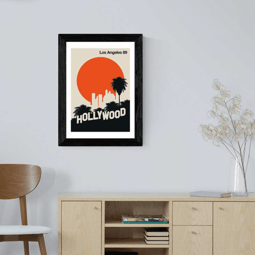 Image showing the Bo Lundberg Hollywood 89 Print, Red product.