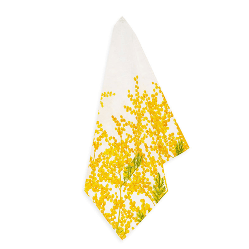 Image showing the Mimose Linen Napkin, 50cm x 50cm, Yellow product.
