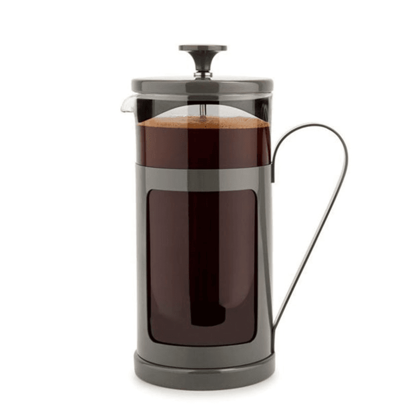 Monaco Stainless Steel Cafetière, 8 Cup, Grey