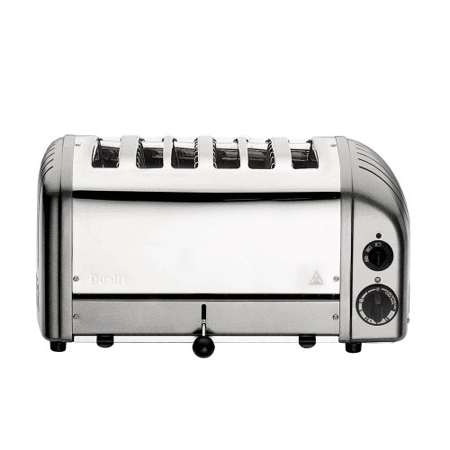 Image showing the Classic Vario 6 slot toaster, Metallic Silver product.