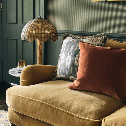 Image showing the Lila Table Lamp, H60cm, Brown product.