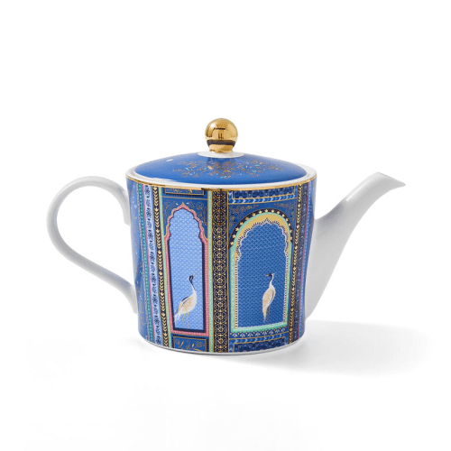 Image showing the India Teapot, 340ml, Indigo product.