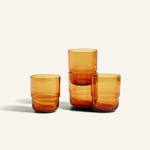 Image showing the Short Night & Day Set of 4 Glasses, 350ml, Sunset product.