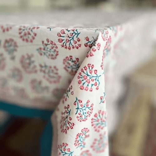 Image showing the Periwinkle Tablecloth, 170 x 270cm, Teal product.
