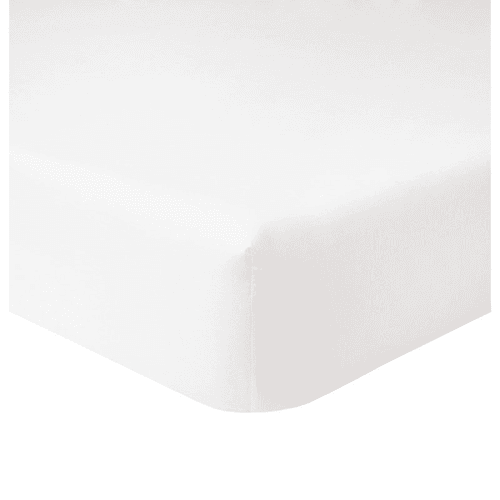 Image showing the Triomphe - 300 Thread Count Cotton Sateen Super king fitted sheet, 180 x 200cm, Blanc product.
