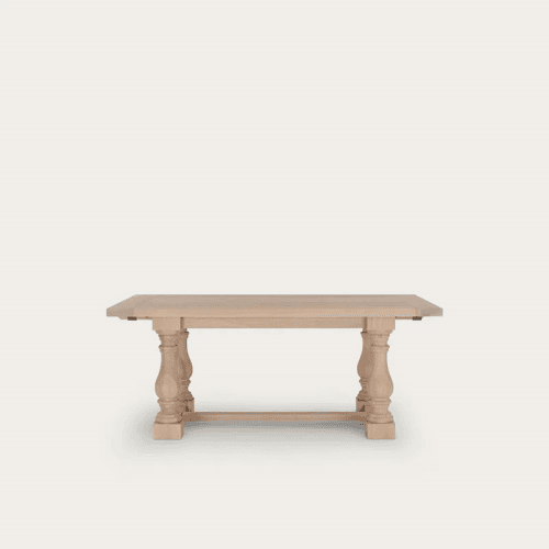 Image showing the Balmoral 6-10 Seater Extending Dining Table, Natural Oak product.