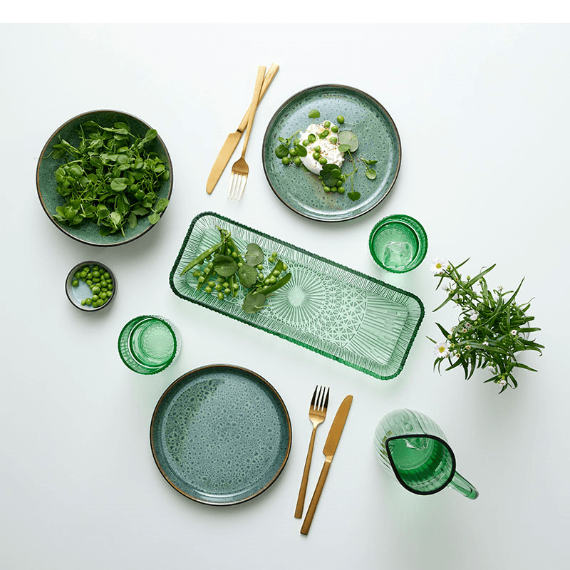 Kusintha Serving Dish, L38 x W14cm, Green