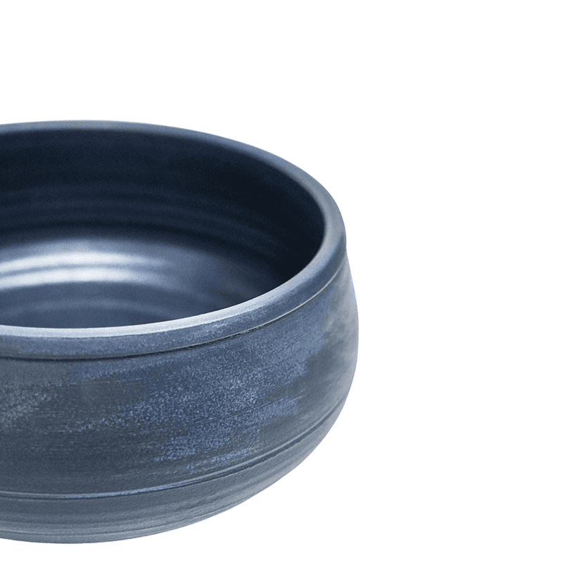 Kew Temperate House Handthrown Statement Bowl, D38cm, Azurite
