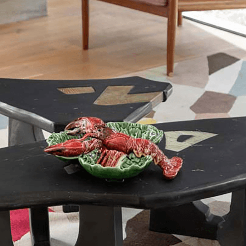 Image showing the Cabbage with Lobster Appetizer Plate, W24.8 x L30cm, Green product.