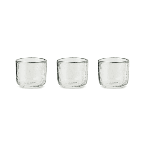 Image showing the Irda Set of 3 Small Tealights, Clear product.