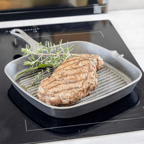 Image showing the Square grill pan, 23cm, cast iron product.
