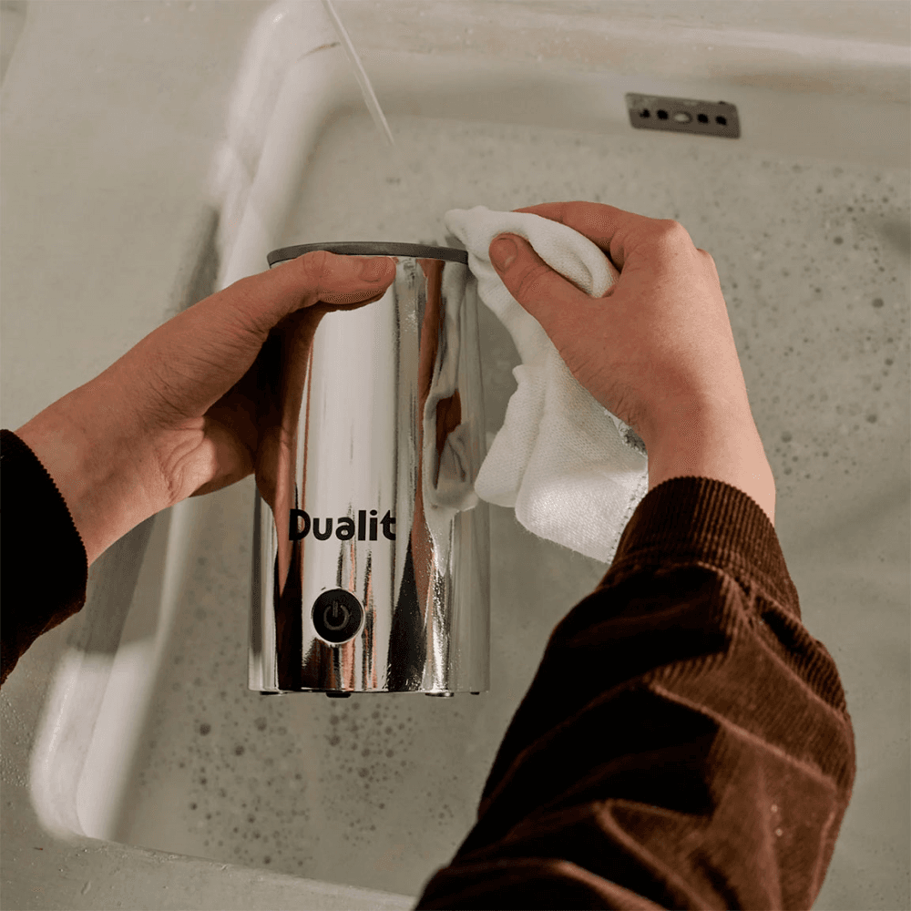Handheld Milk Frother, Chrome