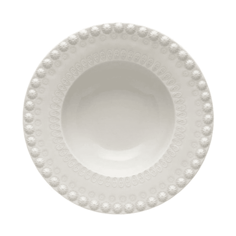 Fantasy Soup Plate/Bowl, D21.5cm, Sandy Grey