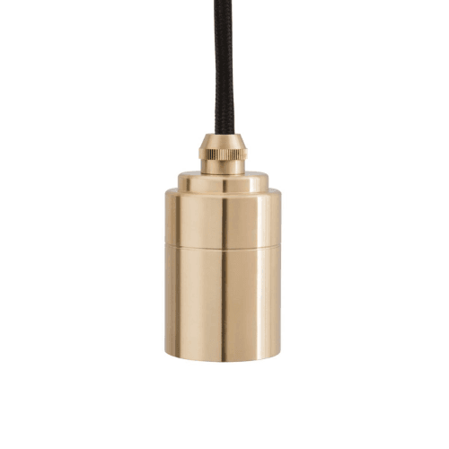 Image showing the Knuckle Pendant Single pendant, L300 x W4cm, Brass product.