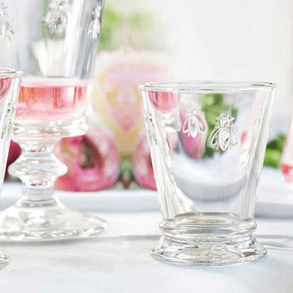 Bee Set of 6 shot glasses, 60ml, Clear