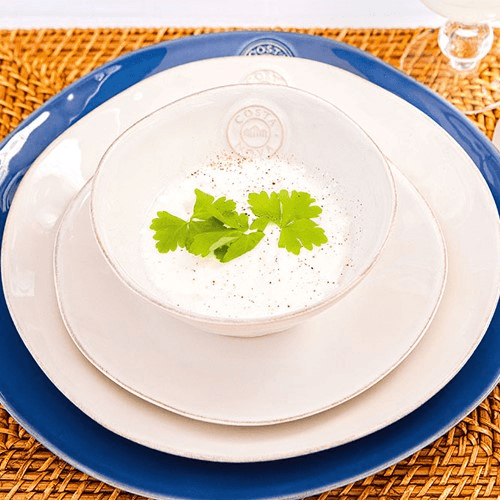 Nova Set of 6 salad plates, 21cm, White