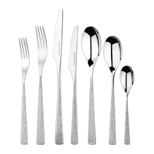 Image showing the Tilia Crackle 42 Piece Cultery Set, Mirror Finish product.