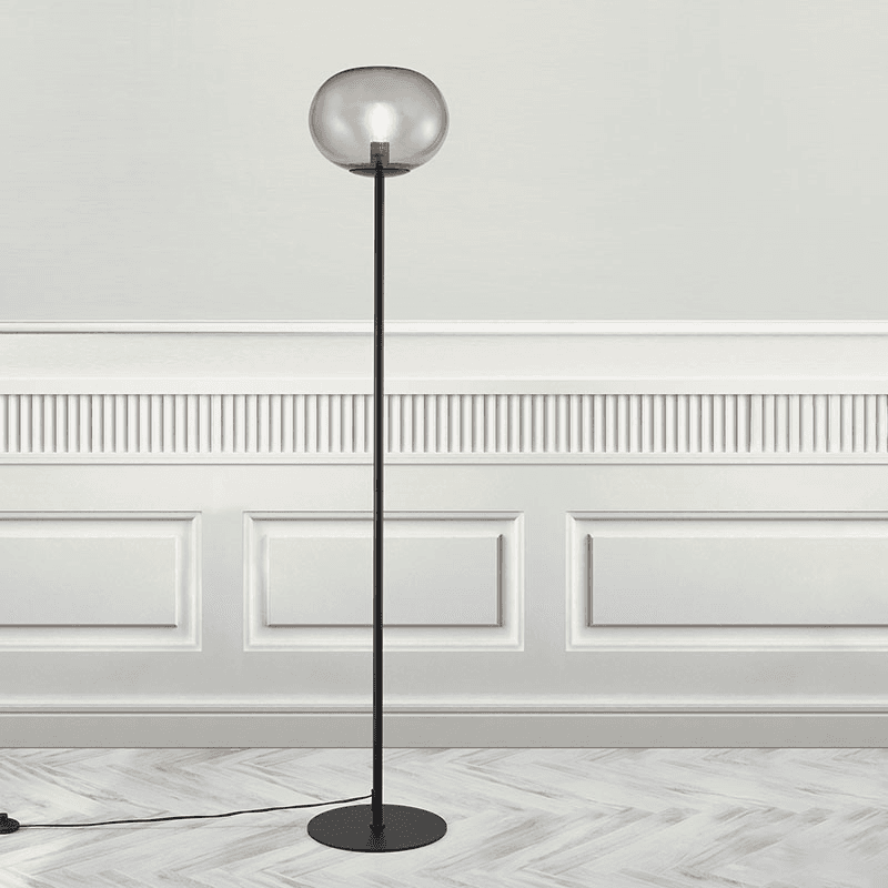 Alton Floor Lamp, H150cm, Smoke