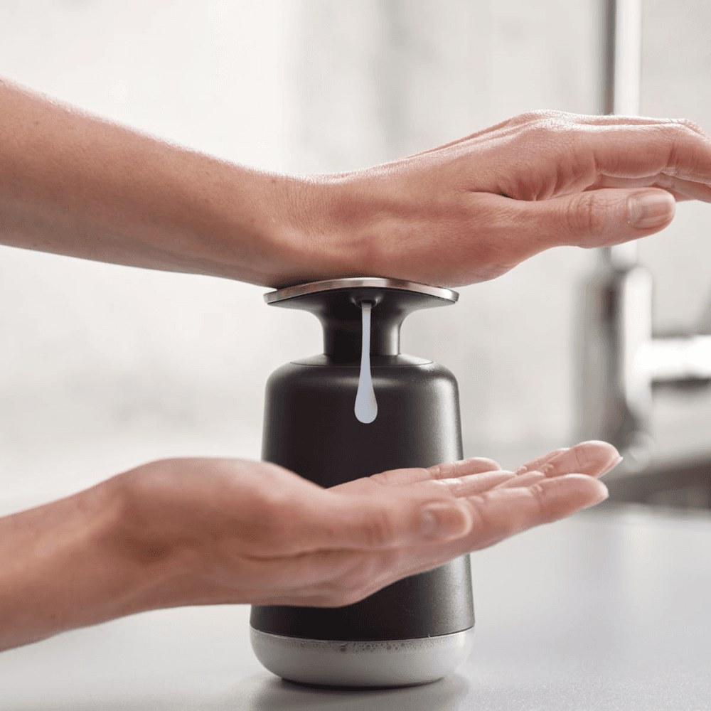 Presto Soap dispenser, 14.6 x 7.3 x 7.3cm, Grey