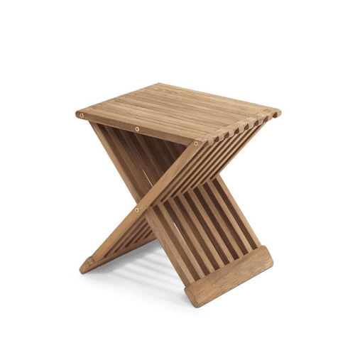 Image showing the Fionia Stool, W40 x D33.5 x H44cm, Teak product.