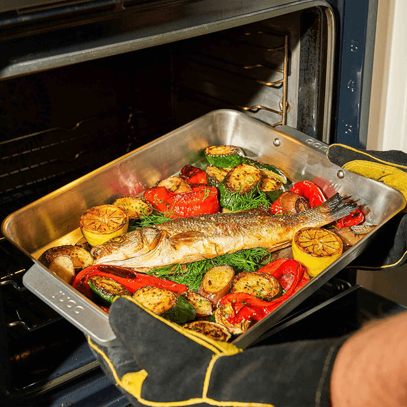 Medium Roasting Pan, 38 x 26cm, Stainless Steel